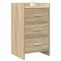 Preview: Nachttische Sonoma-Eiche 40 x 36 x 70 cm Holzwerkstoff
