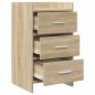 Preview: Nachttische Sonoma-Eiche 40 x 36 x 70 cm Holzwerkstoff
