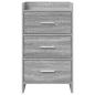 Preview: Nachttische Grau Sonoma 40 x 36 x 70 cm Holzwerkstoff