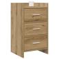 Preview: Nachttische Artisan-Eiche 40 x 36 x 70 cm Holzwerkstoff