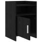 Preview: Nachttische 2 stk. Schwarze Eiche 40 x 36 x 60 cm Holzwerkstoff