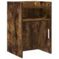 Preview: ARDEBO.de - Nachttische Geräucherte Eiche 40 x 36 x 60 cm Holzwerkstoff