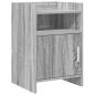 Preview: ARDEBO.de - Nachttische Grau Sonoma 40 x 36 x 60 cm Holzwerkstoff