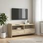 Preview: ARDEBO.de - TV-Schränk 100 x 33 x 47 cm Sonoma-Eiche Holzwerkstoff