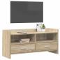 Preview: TV-Schränk 100 x 33 x 47 cm Sonoma-Eiche Holzwerkstoff