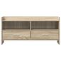 Preview: TV-Schränk 100 x 33 x 47 cm Sonoma-Eiche Holzwerkstoff