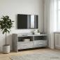Preview: ARDEBO.de - TV-Schränk 100 x 33 x 47 cm Betongrau Holzwerkstoff