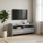Preview: ARDEBO.de - TV-Schränk 100 x 33 x 47 cm Grau Sonoma Holzwerkstoff