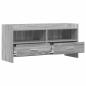 Preview: TV-Schränk 100 x 33 x 47 cm Grau Sonoma Holzwerkstoff