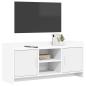 Preview: TV-Schränk 102 x 33 x 47 cm Weiß Holzwerkstoff