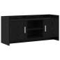 Preview: TV-Schränk 102 x 33 x 47 cm Schwarze Eiche Holzwerkstoff