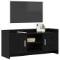 Preview: TV-Schränk 102 x 33 x 47 cm Schwarze Eiche Holzwerkstoff