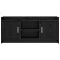 Preview: TV-Schränk 102 x 33 x 47 cm Schwarze Eiche Holzwerkstoff
