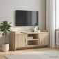 Preview: ARDEBO.de - TV-Schränk 102 x 33 x 47 cm Sonoma-Eiche Holzwerkstoff