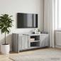 Preview: ARDEBO.de - TV-Schränk 102 x 33 x 47 cm Grau Sonoma Holzwerkstoff