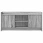 Preview: TV-Schränk 102 x 33 x 47 cm Grau Sonoma Holzwerkstoff