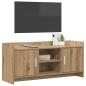 Preview: TV-Schränk 102 x 33 x 47 cm Artisan-Eiche Holzwerkstoff