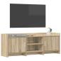 Preview: TV-Schränk 130 x 33 x 47 cm Sonoma-Eiche Holzwerkstoff