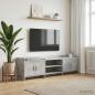 Preview: ARDEBO.de - TV-Schränk 168 x 33 x 47 cm Betongrau Holzwerkstoff