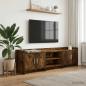 Preview: ARDEBO.de - TV-Schränk 168 x 33 x 47 cm Geräucherte Eiche Holzwerkstoff