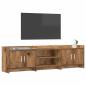 Preview: TV-Schränk 168 x 33 x 47 cm Altholz Holzwerkstoff