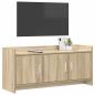 Preview: TV-Schränk 102 x 33 x 47 cm Sonoma-Eiche Holzwerkstoff