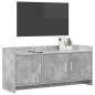 Preview: TV-Schränk 102 x 33 x 47 cm Betongrau Holzwerkstoff