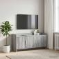 Preview: ARDEBO.de - TV-Schränk 102 x 33 x 47 cm Grau Sonoma Holzwerkstoff