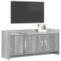 Preview: TV-Schränk 102 x 33 x 47 cm Grau Sonoma Holzwerkstoff