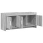 Preview: TV-Schränk 102 x 33 x 47 cm Grau Sonoma Holzwerkstoff