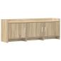 Preview: TV-Schränk 130 x 33 x 47 cm Sonoma-Eiche Holzwerkstoff
