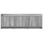 Preview: TV-Schränk 130 x 33 x 47 cm Grau Sonoma Holzwerkstoff