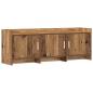 Preview: TV-Schränk 130 x 33 x 47 cm Altholz Holzwerkstoff