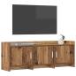 Preview: TV-Schränk 130 x 33 x 47 cm Altholz Holzwerkstoff