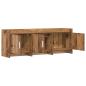 Preview: TV-Schränk 130 x 33 x 47 cm Altholz Holzwerkstoff