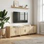 Preview: ARDEBO.de - TV-Schränk 168 x 33 x 47 cm Sonoma-Eiche Holzwerkstoff