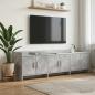 Preview: ARDEBO.de - TV-Schränk 168 x 33 x 47 cm Betongrau Holzwerkstoff