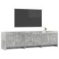 Preview: TV-Schränk 168 x 33 x 47 cm Betongrau Holzwerkstoff