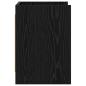 Preview: TV-Schränk 60 x 33 x 47 cm Schwarze Eiche Holzwerkstoff