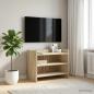 Preview: ARDEBO.de - TV-Schränk 60 x 33 x 47 cm Sonoma-Eiche Holzwerkstoff