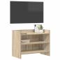 Preview: TV-Schränk 60 x 33 x 47 cm Sonoma-Eiche Holzwerkstoff