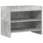 Preview: TV-Schränk 60 x 33 x 47 cm Betongrau Holzwerkstoff