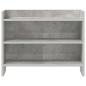 Preview: TV-Schränk 60 x 33 x 47 cm Betongrau Holzwerkstoff