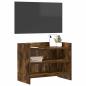 Preview: TV-Schränk 60 x 33 x 47 cm Geräucherte Eiche Holzwerkstoff