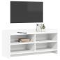 Preview: TV-Schränk 100 x 33 x 47 cm Weiß Holzwerkstoff