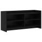 Preview: TV-Schränk 100 x 33 x 47 cm Schwarze Eiche Holzwerkstoff