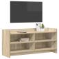 Preview: TV-Schränk 100 x 33 x 47 cm Sonoma-Eiche Holzwerkstoff