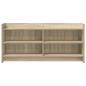 Preview: TV-Schränk 100 x 33 x 47 cm Sonoma-Eiche Holzwerkstoff