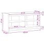 Preview: TV-Schränk 100 x 33 x 47 cm Sonoma-Eiche Holzwerkstoff