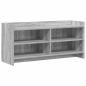 Preview: TV-Schränk 100 x 33 x 47 cm Grau Sonoma Holzwerkstoff